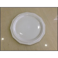 Usine de plat en céramique de 11 pouces en Chine, plat de porcelaine bon marché en vrac, plats de service de plat (JSD-STK11)